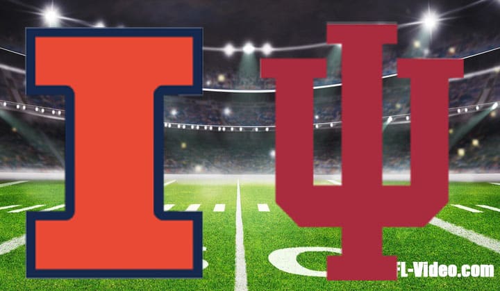 Illinois vs Indiana Football Week 1 2022 Full Game Replay NCAA College Football