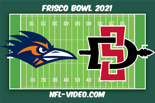 UTSA vs San Diego State 2021 Tropical Smoothie Cafe Frisco Bowl Full Game Replay - NCAA College Football