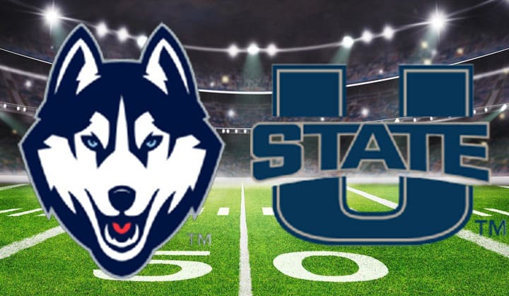 UConn vs Utah State Football Week 1 2022 Full Game Replay NCAA College Football