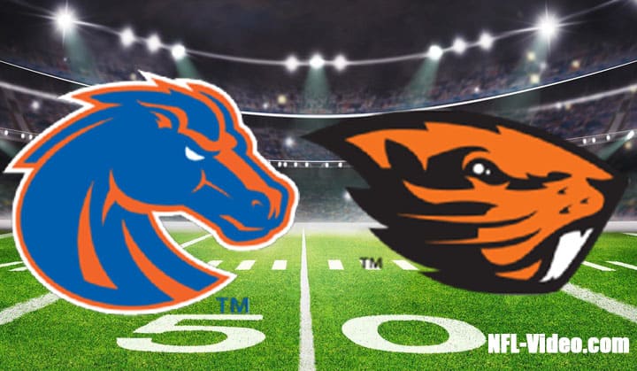 Boise State vs Oregon State Football Week 1 2022 Full Game Replay NCAA College Football
