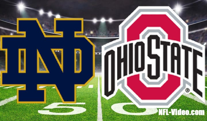 Notre Dame vs Ohio State Football Week 1 2022 Full Game Replay NCAA College Football