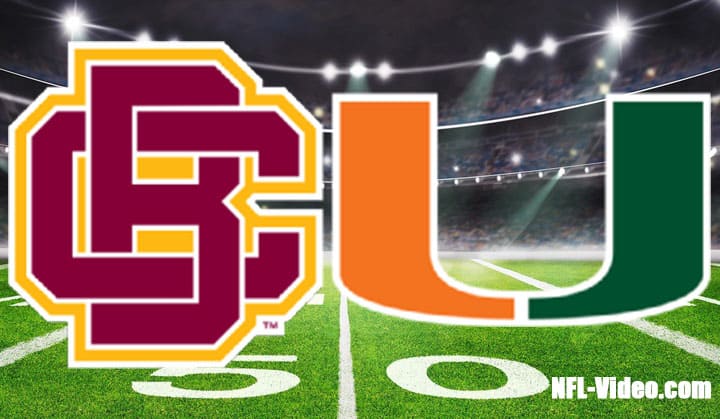 Bethune-Cookman vs Miami Football Week 1 2022 Full Game Replay NCAA College Football
