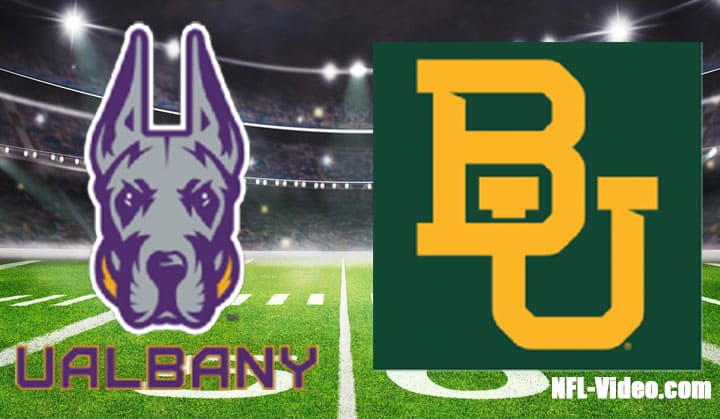 Albany vs Baylor Football Week 1 2022 Full Game Replay NCAA College Football