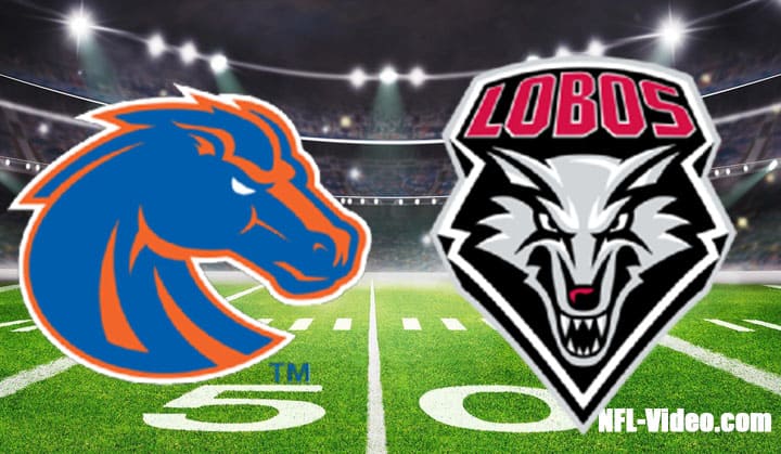 Boise State vs New Mexico Football Week 2 2022 Full Game Replay NCAA College Football