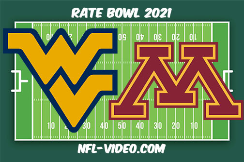 West Virginia vs Minnesota 2021 Guaranteed Rate Bowl Full Game Replay - NCAA College Football