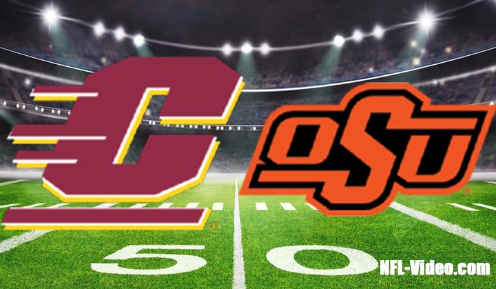 Central Michigan vs Oklahoma State Football Week 1 2022 Full Game Replay NCAA College Football
