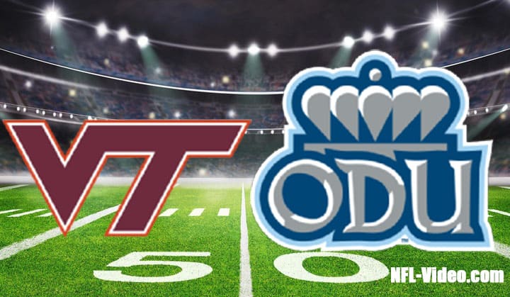 Virginia Tech vs Old Dominion Football Week 1 2022 Full Game Replay NCAA College Football