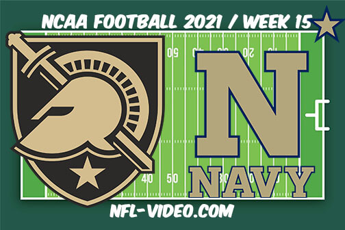 Army vs Navy Football Week 15 Full Game Replay 2021 NCAA College Football