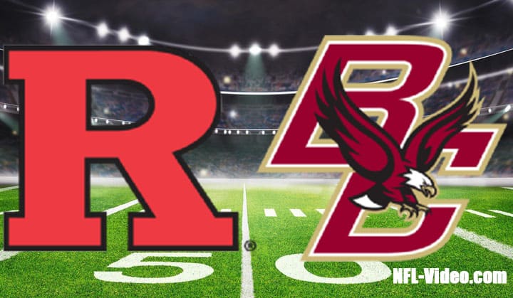 Rutgers vs Boston College Football Week 1 2022 Full Game Replay NCAA College Football
