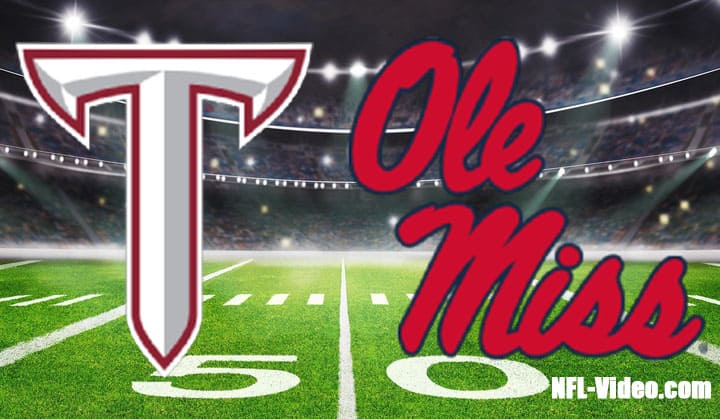 Troy vs Ole Miss Football Week 1 2022 Full Game Replay NCAA College Football