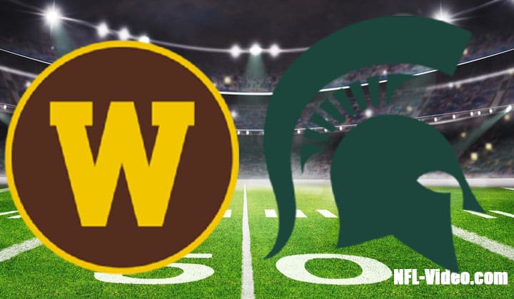 Western Michigan vs Michigan State Football Week 1 2022 Full Game Replay NCAA College Football