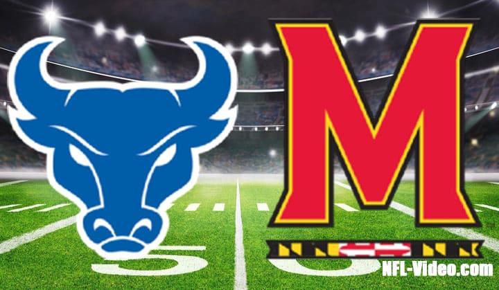 Buffalo vs Maryland Football Week 1 2022 Full Game Replay NCAA College Football