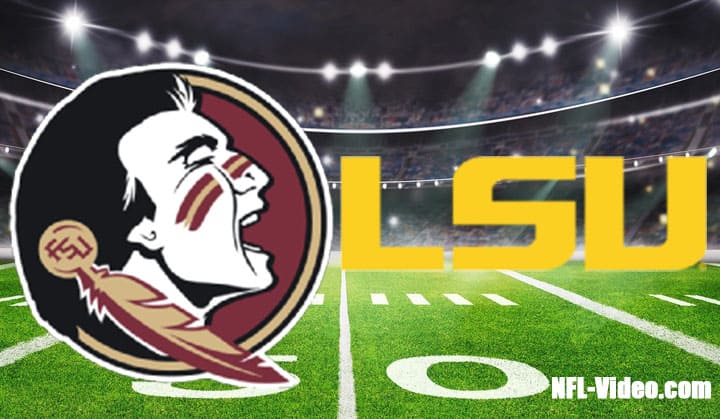 Florida State vs LSU Football Week 1 2022 Full Game Replay NCAA College Football