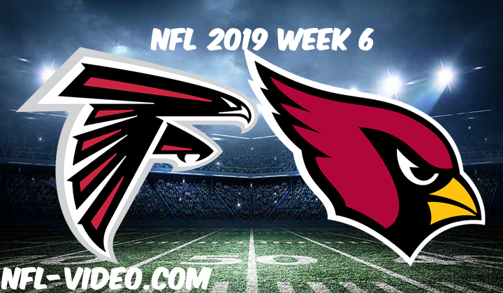 Atlanta Falcons vs Arizona Cardinals Full Game & Highlights NFL 2019 Week 6