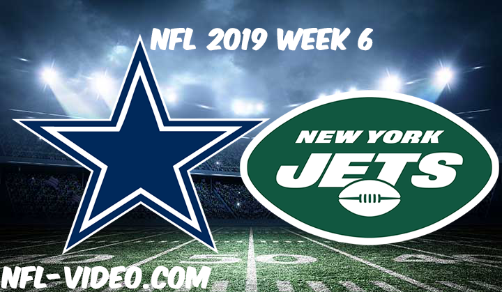 Dallas Cowboys vs New York Jets Full Game & Highlights NFL 2019 Week 6