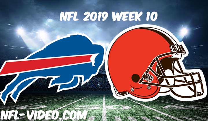 Buffalo Bills vs Cleveland Browns Full Game & Highlights NFL 2019 Week 10