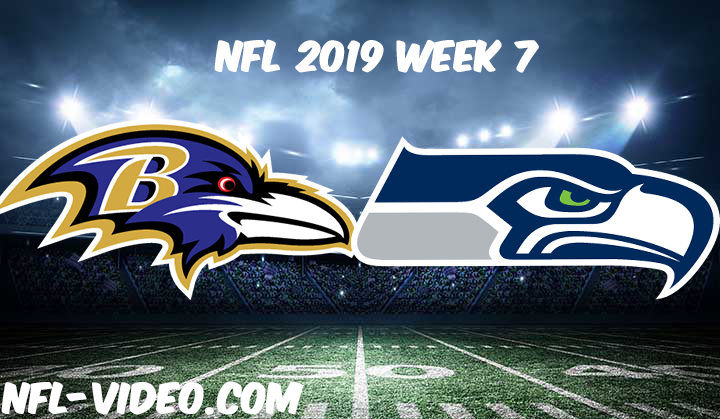 Baltimore Ravens vs Seattle Seahawks Full Game & Highlights NFL 2019 Week 7
