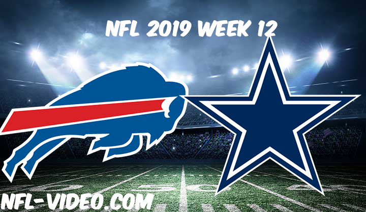 Buffalo Bills vs Dallas Cowboys Full Game & Highlights NFL 2019 Week 13