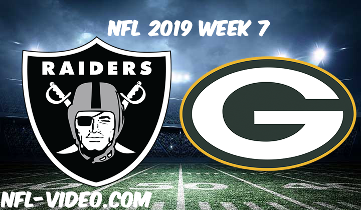 Oakland Raiders vs Green Bay Packers Full Game & Highlights NFL 2019 Week 7