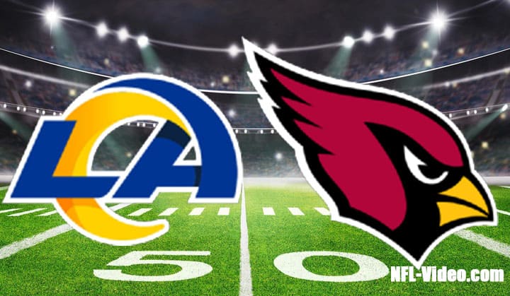 Los Angeles Rams vs Arizona Cardinals Full Game Replay 2022 NFL Week 3