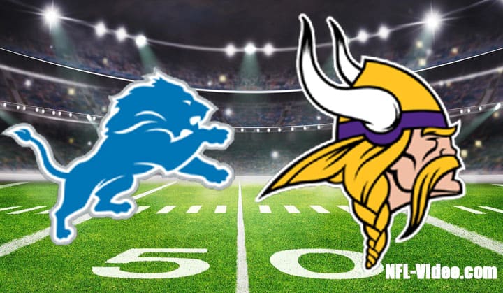 Detroit Lions vs Minnesota Vikings Full Game Replay 2022 NFL Week 3