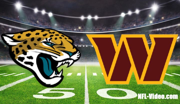 Jacksonville Jaguars vs Washington Commanders Full Game Replay 2022 NFL Week 1