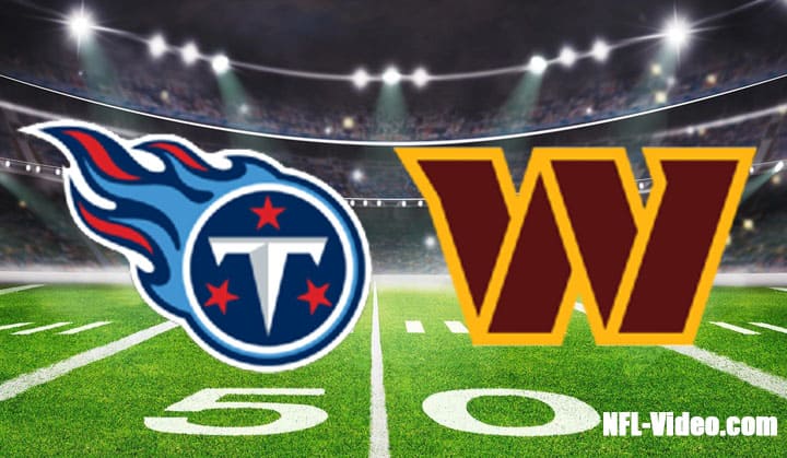 Tennessee Titans vs Washington Commanders Full Game Replay 2022 NFL Week 5