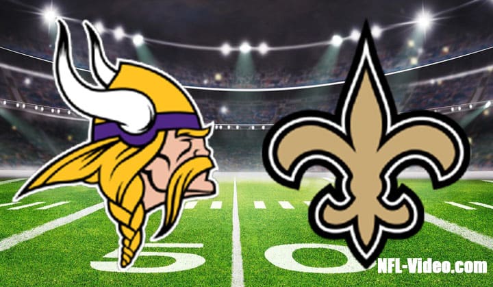 Minnesota Vikings vs New Orleans Saints Full Game Replay 2022 NFL Week 4
