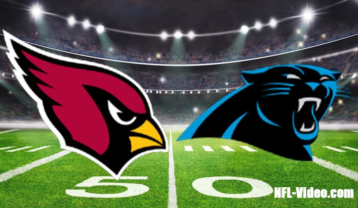 Arizona Cardinals vs Carolina Panthers Full Game Replay 2022 NFL Week 4