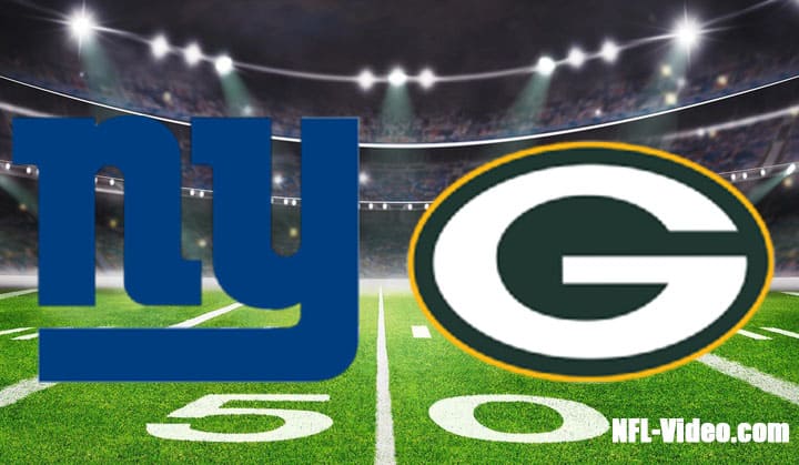 New York Giants vs Green Bay Packers Full Game Replay 2022 NFL Week 5