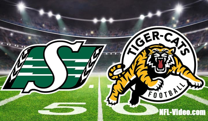 Saskatchewan Roughriders vs Hamilton Tiger-Cats Full Game Replay 2022 CFL Week 18