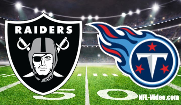 Las Vegas Raiders vs Tennessee Titans Full Game Replay 2022 NFL Week 3