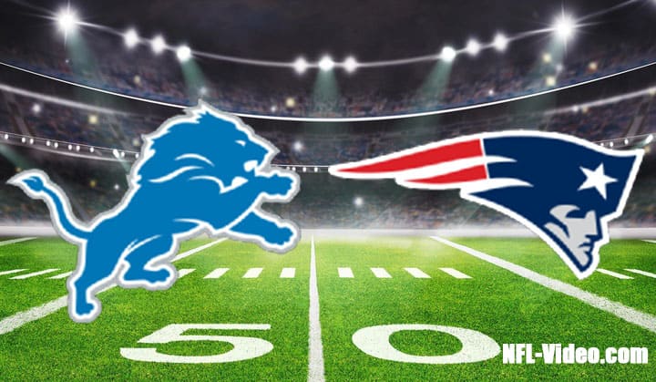 Detroit Lions vs New England Patriots Full Game Replay 2022 NFL Week 5