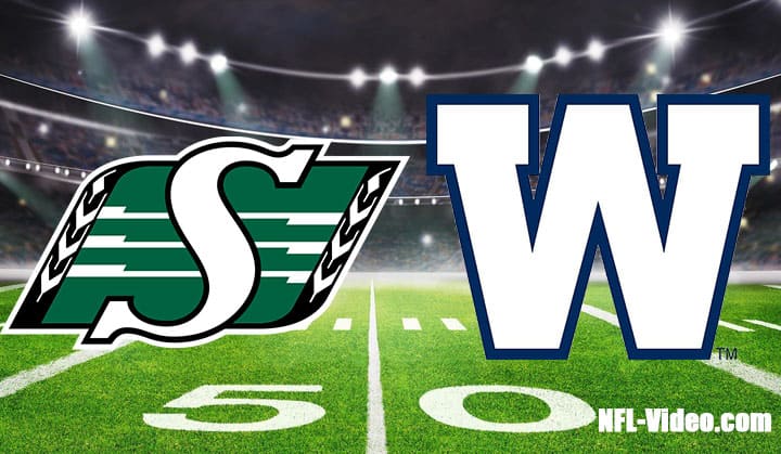Saskatchewan Roughriders vs Winnipeg Blue Bombers Full Game Replay 2022 CFL Week 17