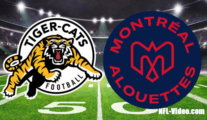 Hamilton Tiger-Cats vs Montreal Alouettes Full Game Replay 2022 CFL Week 16