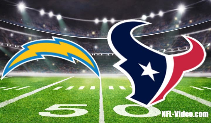 Los Angeles Chargers vs Houston Texans Full Game Replay 2022 NFL Week 4