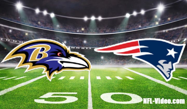 Baltimore Ravens vs New England Patriots Full Game Replay 2022 NFL