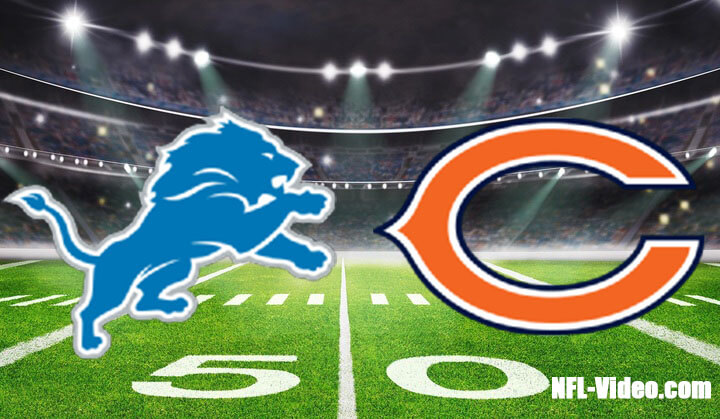 Detroit Lions vs Chicago Bears Full Game Replay 2022 NFL Week 10 - Watch  NFL Live free