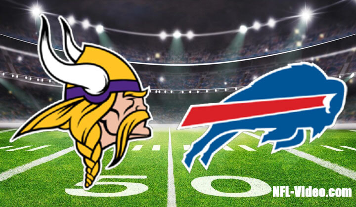 Minnesota Vikings vs Buffalo Bills Full Game Replay 2022 NFL Week 10