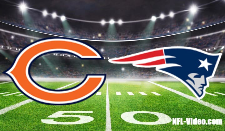 Chicago Bears vs New England Patriots Full Game Replay 2022 NFL Week 7