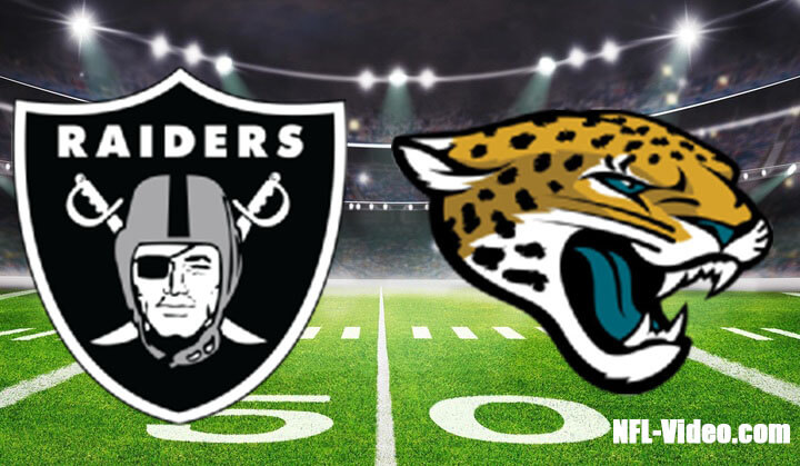 Las Vegas Raiders vs Jacksonville Jaguars Full Game Replay 2022 NFL Week 9
