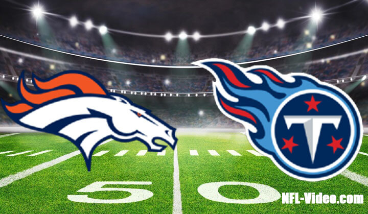 Denver Broncos vs Tennessee Titans Full Game Replay 2022 NFL Week 10