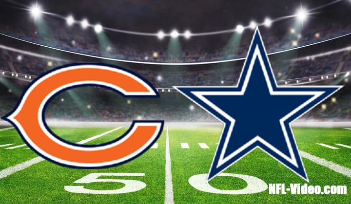 Chicago Bears vs Dallas Cowboys Full Game Replay 2022 NFL Week 8