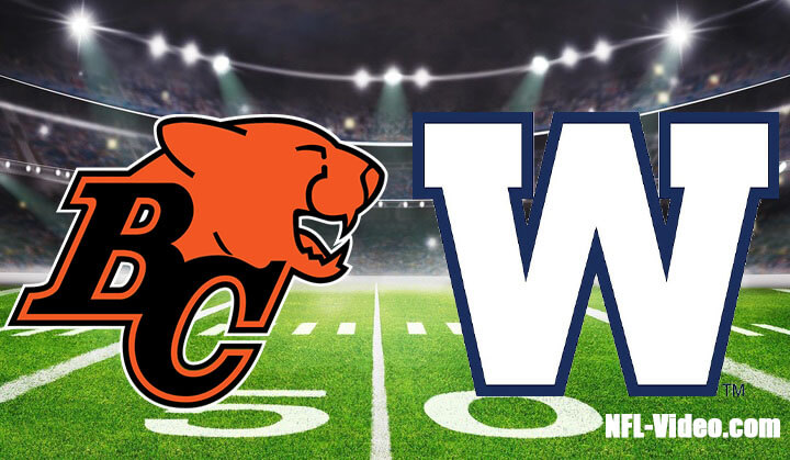 BC Lions vs Winnipeg Blue Bombers Full Game Replay 2022 CFL Playoffs