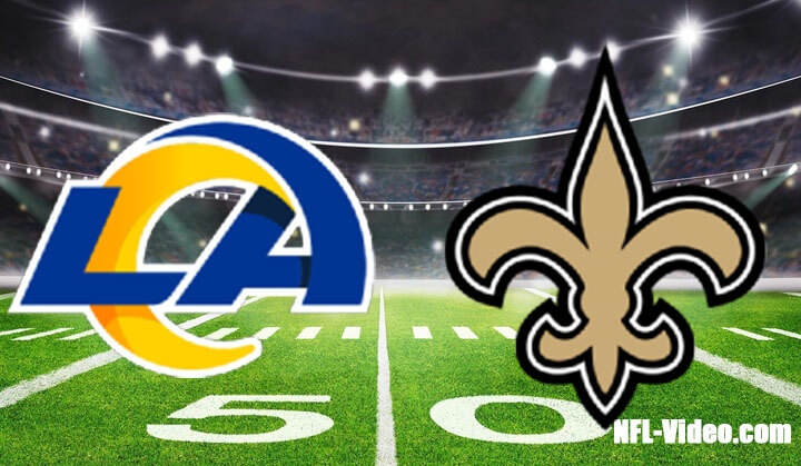 Los Angeles Rams vs New Orleans Saints Full Game Replay 2022 NFL Week 11
