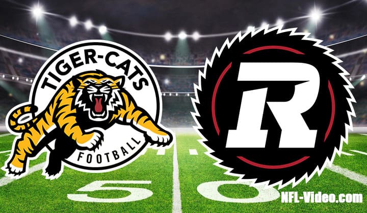 Hamilton Tiger-Cats vs Ottawa Redblacks Full Game Replay 2022 CFL Week 21