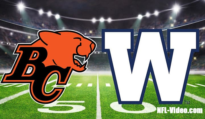 BC Lions vs Winnipeg Blue Bombers Full Game Replay 2022 CFL Week 21