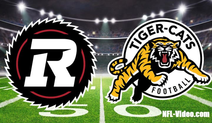Ottawa Redblacks vs Hamilton Tiger-Cats Full Game Replay 2022 CFL Week 20