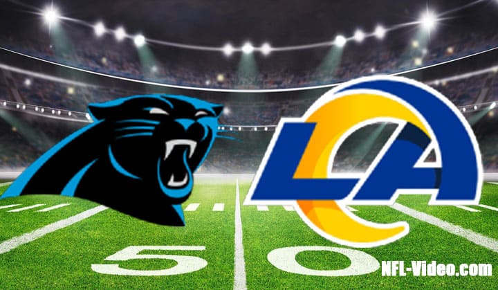 Carolina Panthers vs Los Angeles Rams Full Game Replay 2022 NFL Week 6