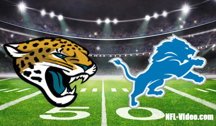 Jacksonville Jaguars vs Detroit Lions Full Game Replay 2022 NFL Week 13